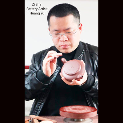 "Pumpkin" Purple Clay Yixing Teapot