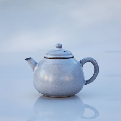 Architectural Grey Teapot (Pear Shape)