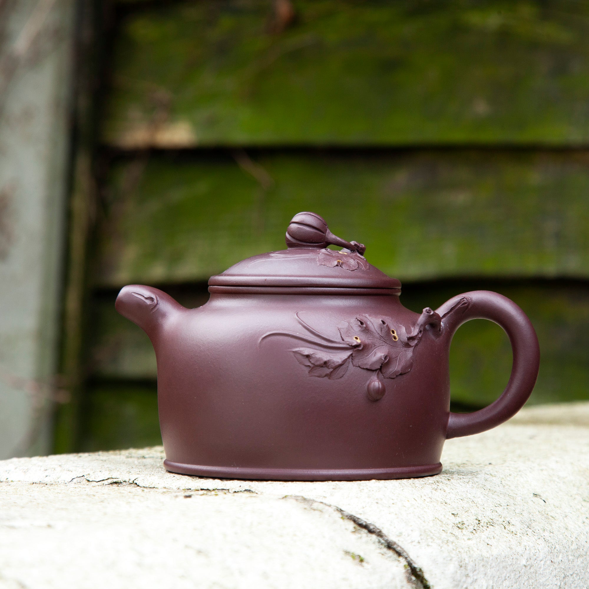 "Pumpkin" Purple Clay Yixing Teapot