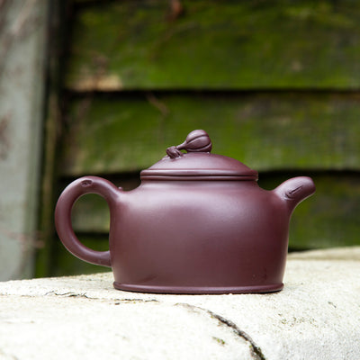 "Pumpkin" Purple Clay Yixing Teapot