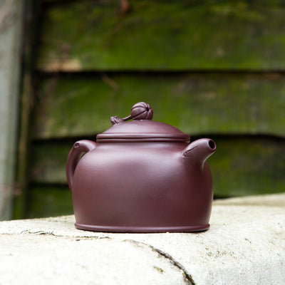 "Pumpkin" Purple Clay Yixing Teapot