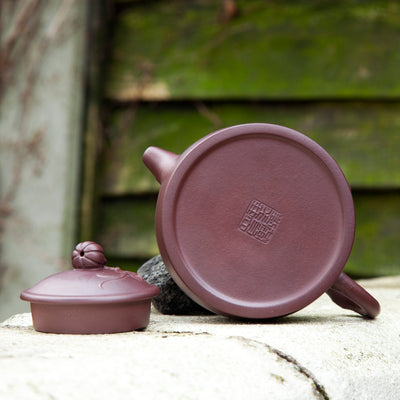 "Pumpkin" Purple Clay Yixing Teapot