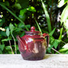 Dark Red Glazed Teapot