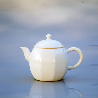 Jade White Teapot (Nine Square)