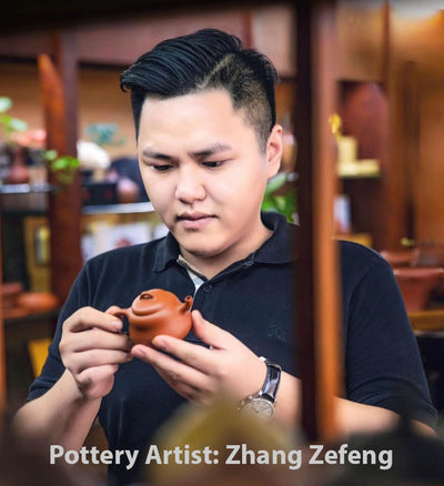Xi Shi Chaozhou Teapot with two clays